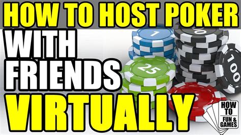 host a online poker game